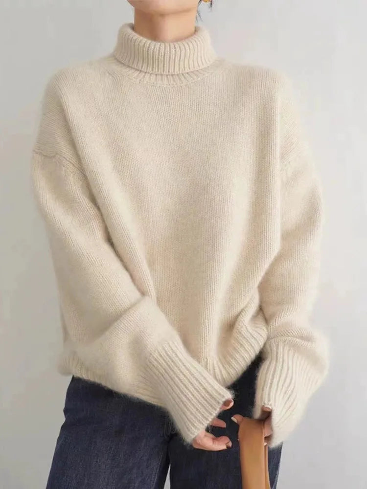 Amaya | Luxe Cashmere Turtleneck Sweater