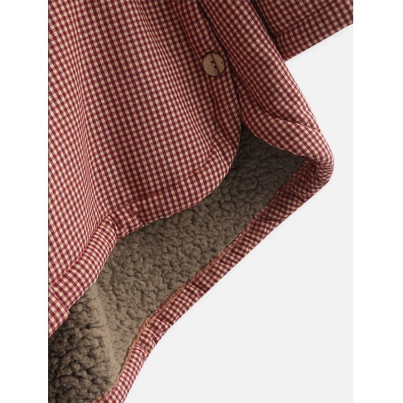 Dulce | Checked Hooded Coat